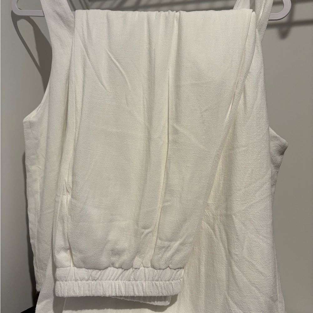 Matching Lounge White Women's Set-Size S - Picture 5 of 5